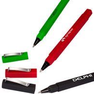 SQUARE RUBBER PEN WITH CAP